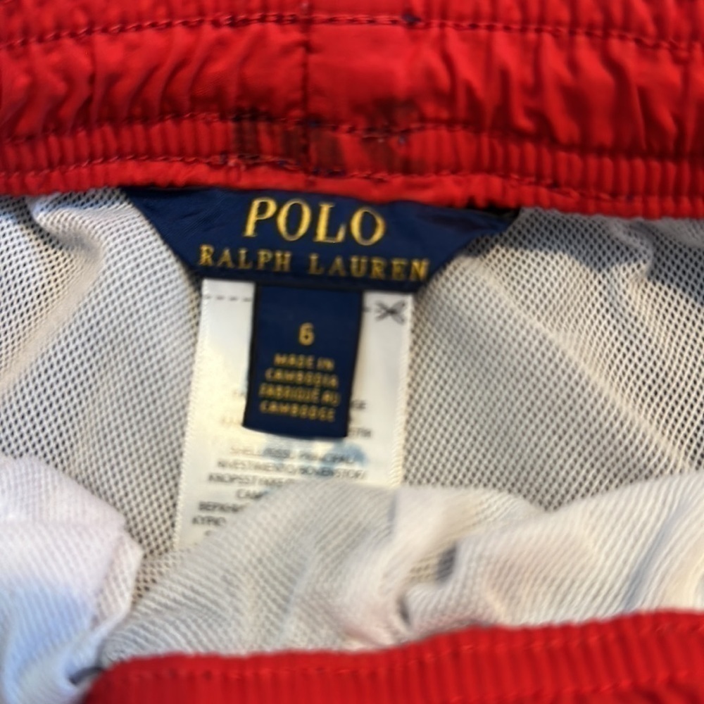 RALPH LAUREN
Boys Navy Logo Swim Shorts size 6​​ - Picture 2 of 4